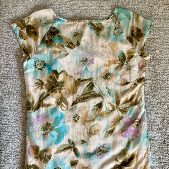 Tommy Bahama Cotton & Silk Floral Dress - Picture 9 of 10